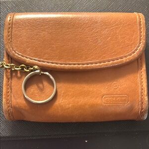 Coach Brown Leather Wallet Style 7219